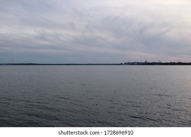 City Of Madison Skyline From Lake Monona