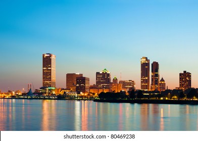 City Of Milwaukee Skyline.