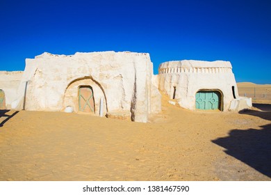 City Mos Espa, built in the middle of the desert in Tozeur, Tunisia