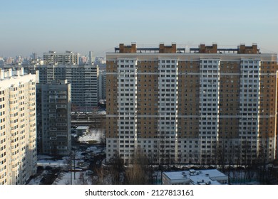 City of Moscow 2022 Kuntsevo district view of the buildings from the upper floors - Shutterstock ID 2127813161