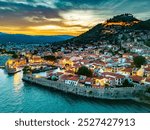 City of Nafpaktos in Aetolia-Acarnania, near Gulf of Corinth, Greece