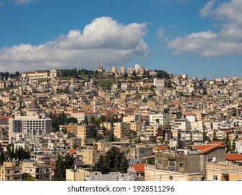 City of Nazareth on a sunny day. North of Israel. - Shutterstock ID 1928511296