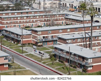 City Owned Public Housing Project In The Western United States.