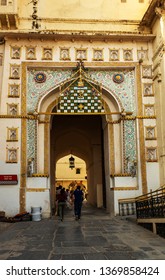 City Palace Entrance, Udaipur, Rajasthan, India.