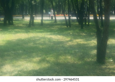 City Park.Diffuse image.