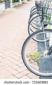 City Parking Of The Ecobici Rental Bikes