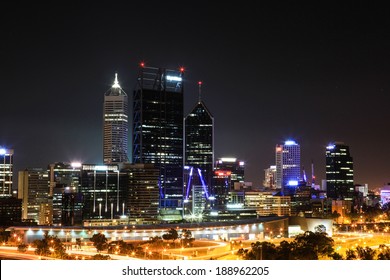 City Of Perth At Night