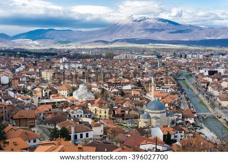 The city of Prizren, Kosovo