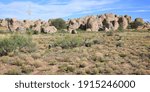 City of Rocks State Park in New Mexico, USA