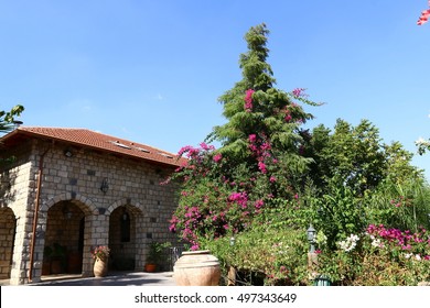 City Of Rosh Pina Is Located Slope Of Mount Canaan In Northern Israel