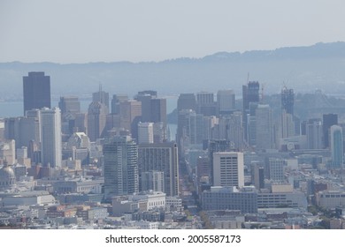 City Scape In New York And Sf