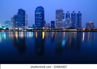 City Scape At Night