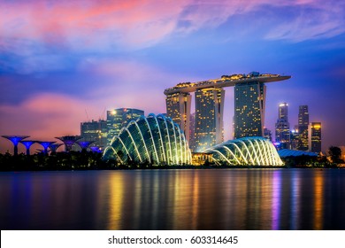 City scape of Singapore city, Singapore - Powered by Shutterstock