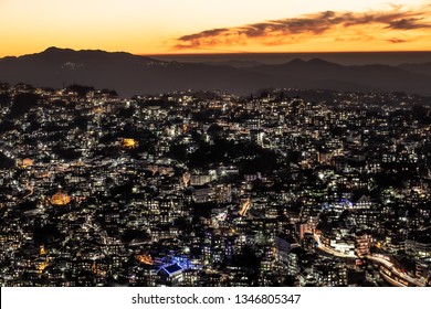 City Scape-Sunset, Mizoram