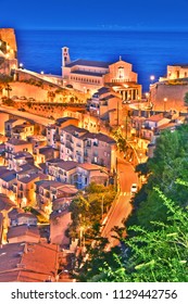 The city of Scilla in the Province of Reggio Calabria, Italy.