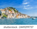 City of Sibenik on Adriatic sea, Dalmatia, Croatia