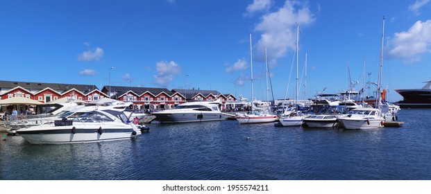 City Of Skagen Port On The Northern Tip Of Denmark