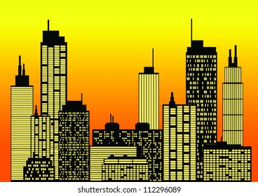 New York City Skyline Cartoon Images, Stock Photos & Vectors | Shutterstock