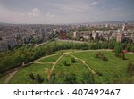 City of Sofia from central park