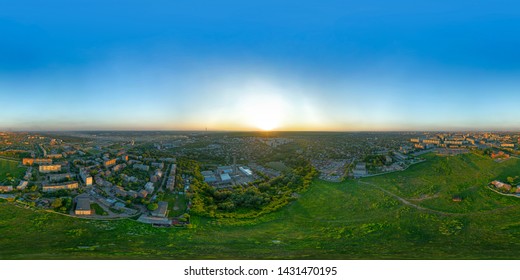 City Top View Panorama 360