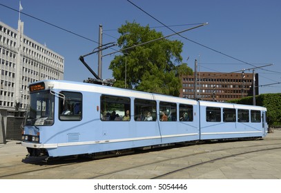City Tram In Oslo, Norway