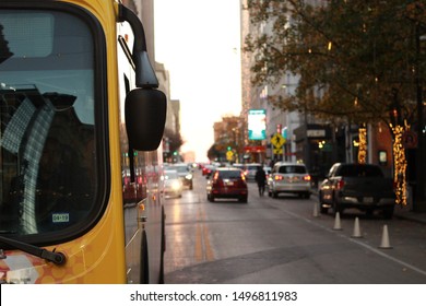 City Transit Bus Sunset Dallas