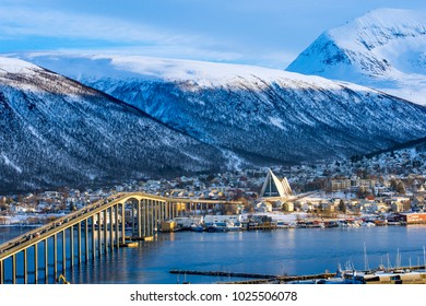 City Of Tromso In The Winter