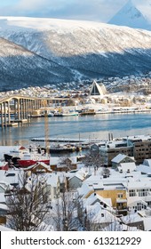 City Of Tromso In Winter