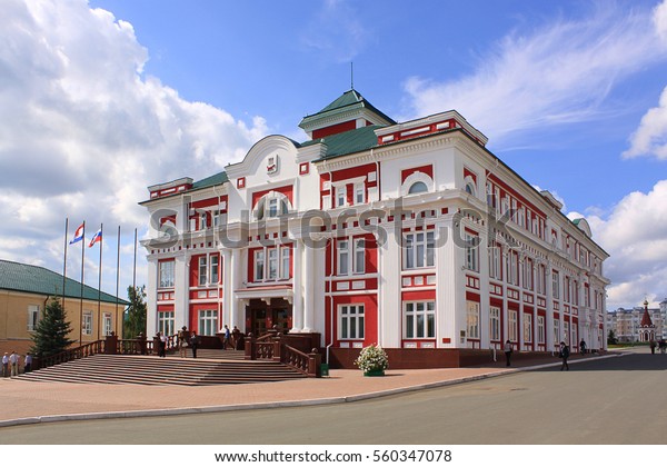 モルドビア共和国の首都サランスクの市街区 歴史的な建物 ロシア連邦 の写真素材 今すぐ編集
