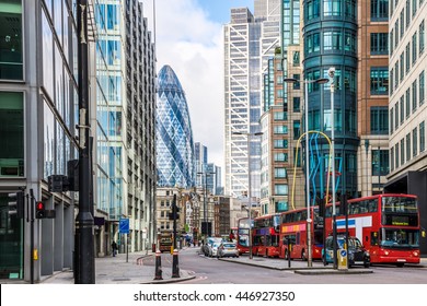 City View Of London Around Liverpool Street Station