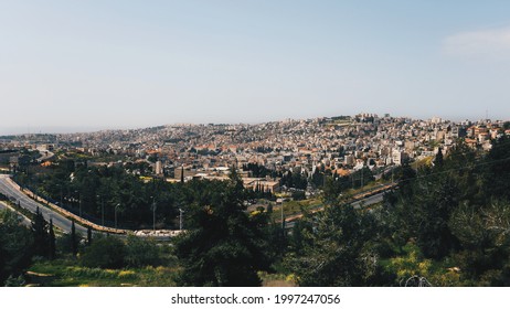 Vista de la ciudad de Nazaret, Israel
