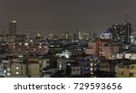 City View at Night. / Night Cityscape. / Night view of the city from Bangkok,Thailand.