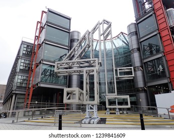 City Of Westminster, London, England, UK - 24th November 2018: 124 Horseferry Road, The Headquarters Of British Television Broadcaster, Channel 4 Designed By The Richard Rogers And Partners