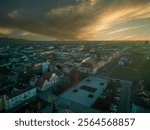 The city of Wloclawek on the Vistula River, Poland.