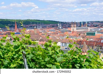 The City Of Wurzburg In Germany