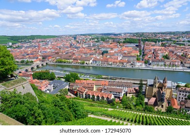 The City Of Wurzburg In Germany