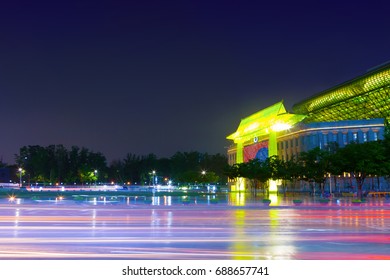 City-Hall Of Seoul Metropolitan Government Shot At Night