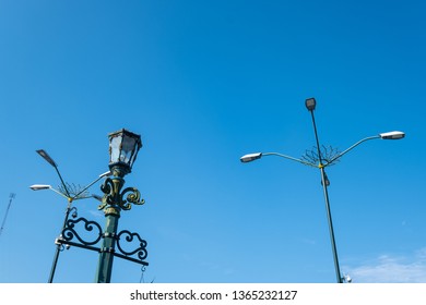 Citylight With Blue Sky