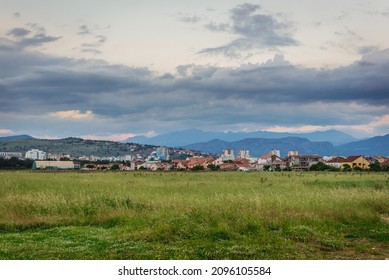 Cityline Of Podgorica City In Montenegro