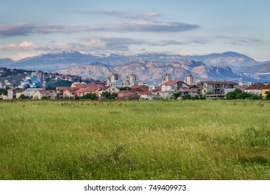 Cityline Of Podgorica City In Montenegro