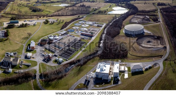 City\'s sewage water\
treatment facility