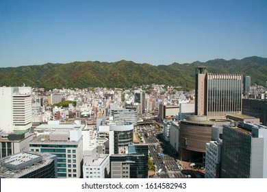 Cityscape Around Sannomiya In Kobe