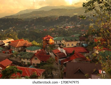  Cityscape Of Baguio City In The Philippines.