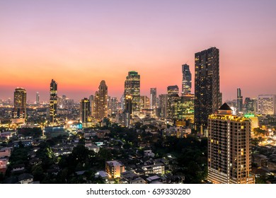 Cityscape Bangkok City Landscape Thailand Stock Photo 639330280