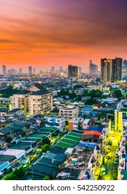 Cityscape in center of Bangkok Thailand