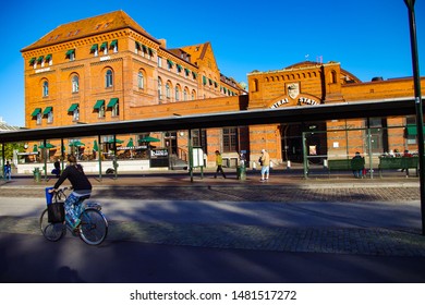 Cityscape Of Malmö Central Train Station In A Sunny Day, Malmö, Sweden, 08.09.2018