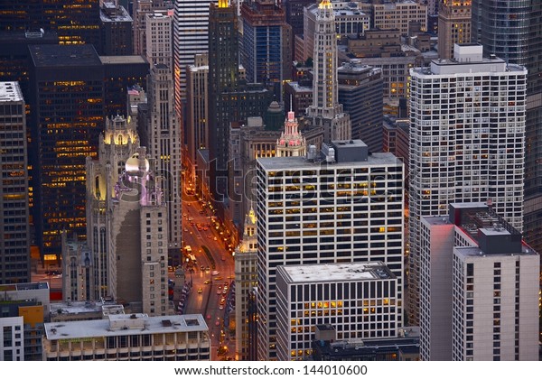 Cityscape Chicago. City of Chicago From\
Above. Architecture Photo\
Collection.