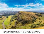 Cityscape of Edinburgh from Arthur