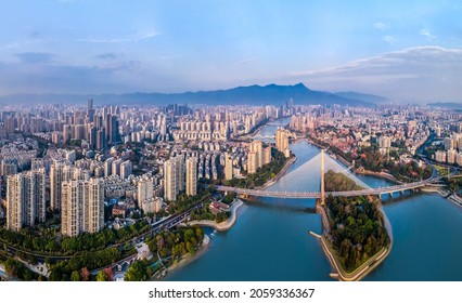 Cityscape Of Fuzhou City, Fujian Province, China