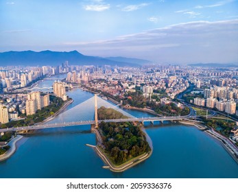 Cityscape of Fuzhou City, Fujian Province, China
